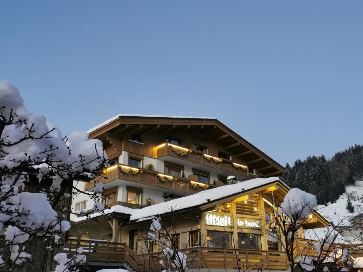 Hotel-Chalet Les Ecureuils Restaurant, Piscine, Garage Le Grand-Bornand Buitenkant foto