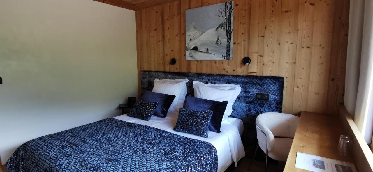 Hotel-Chalet Les Ecureuils Restaurant, Piscine, Garage Le Grand-Bornand Buitenkant foto